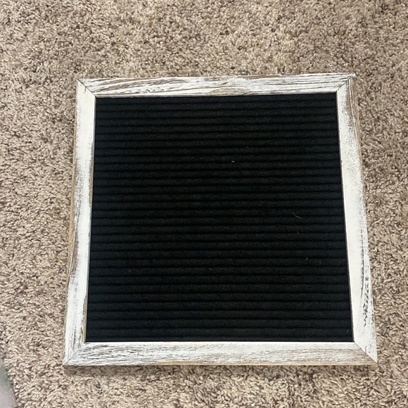 Double sided letter board 10x10 rustic frame - Picture 11 of 12